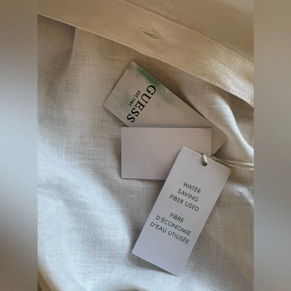 GUESS ~ Eco Gen Linen Shirt - Picture 10 of 15